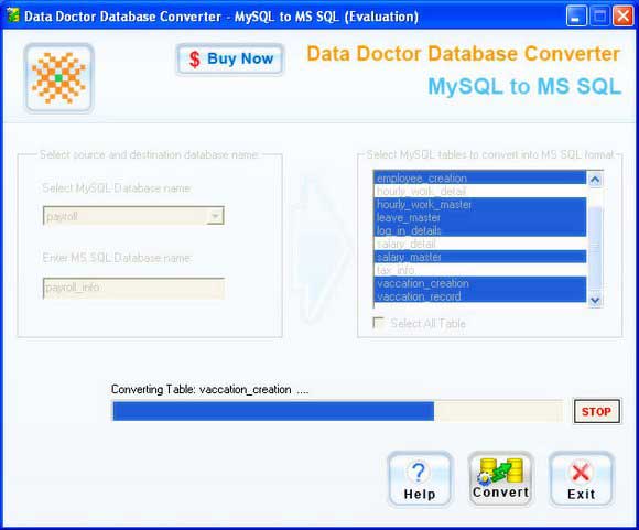 Migrate MySQL Database software