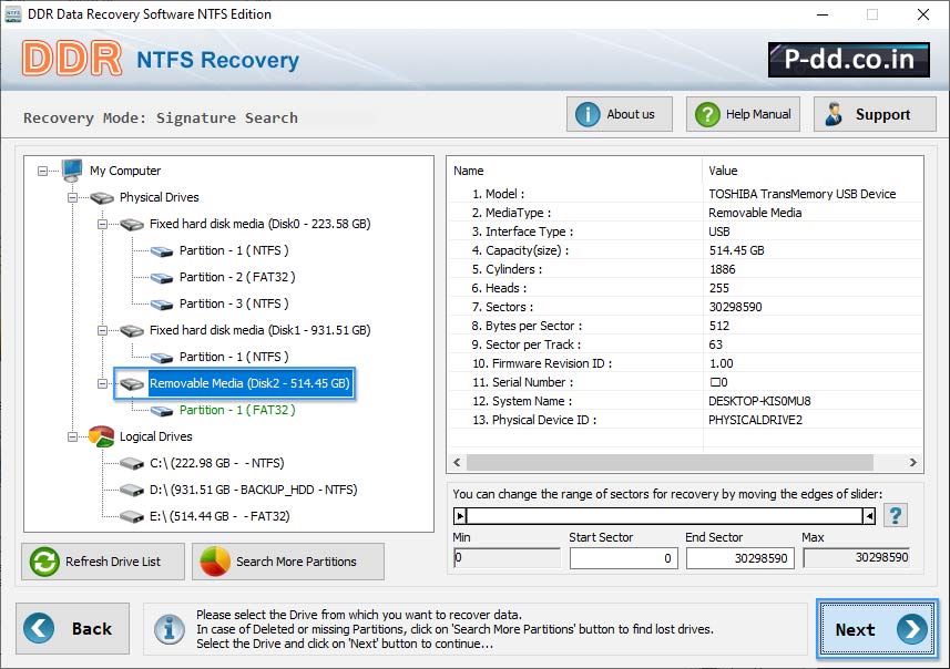 NTFS Drive Recovery