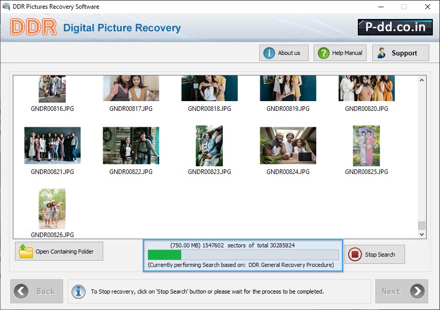 Digital Pictures Recovery