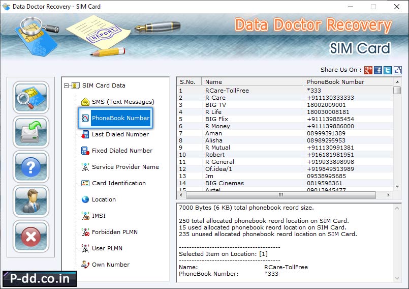 SIM Card Recovery